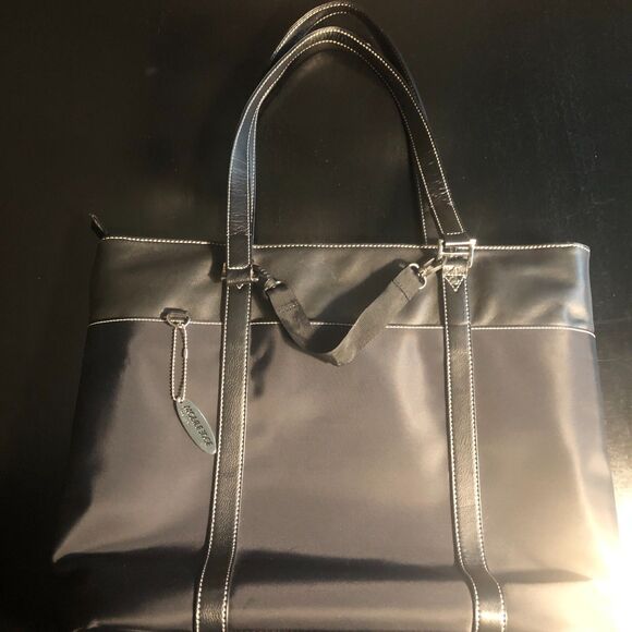 Mobile Edge Lrg Black 16 Inch Laptop Shoulder Bag Carrier Work Business Travel - Picture 8 of 11